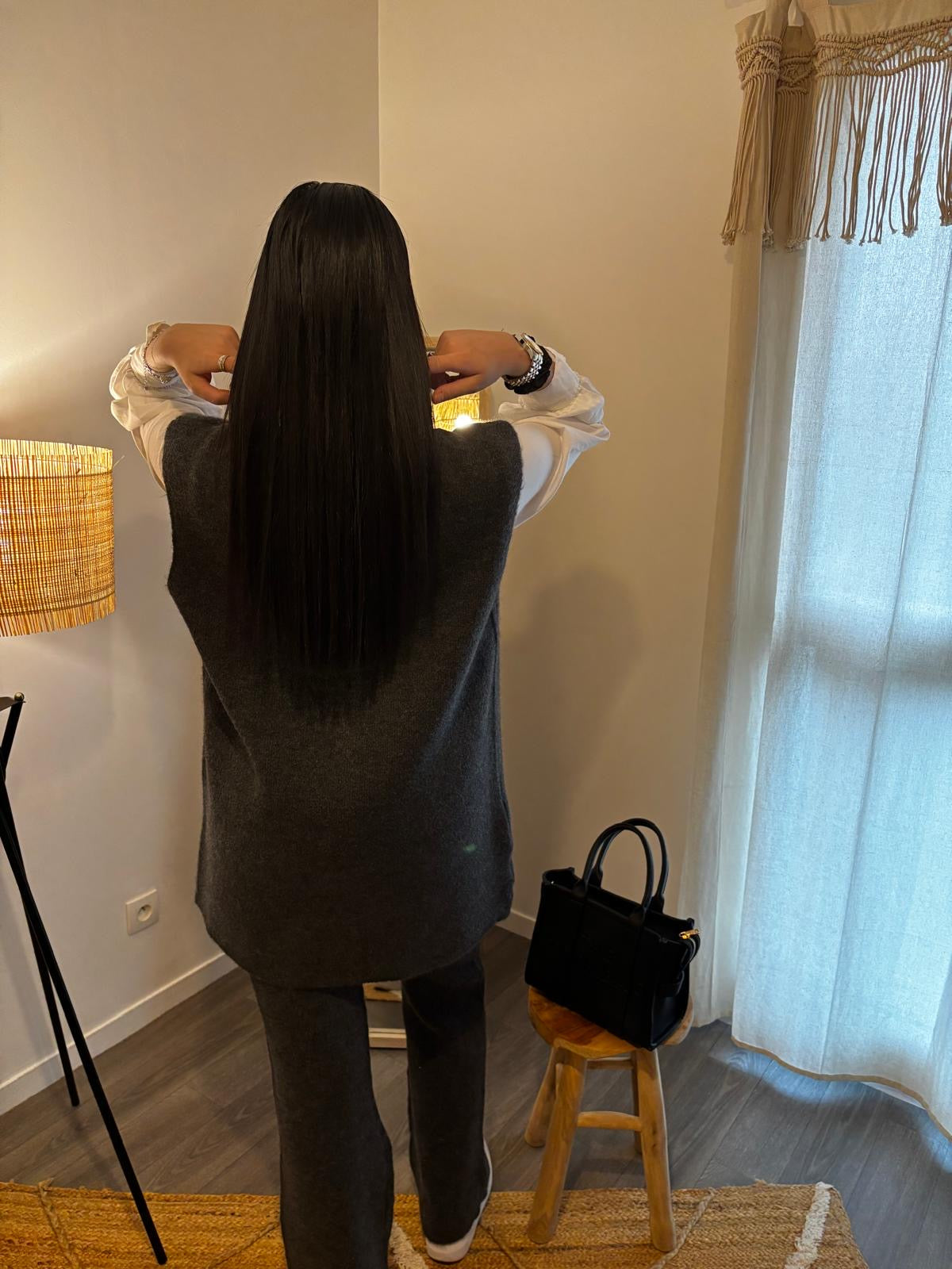 Ensemble gris foncé